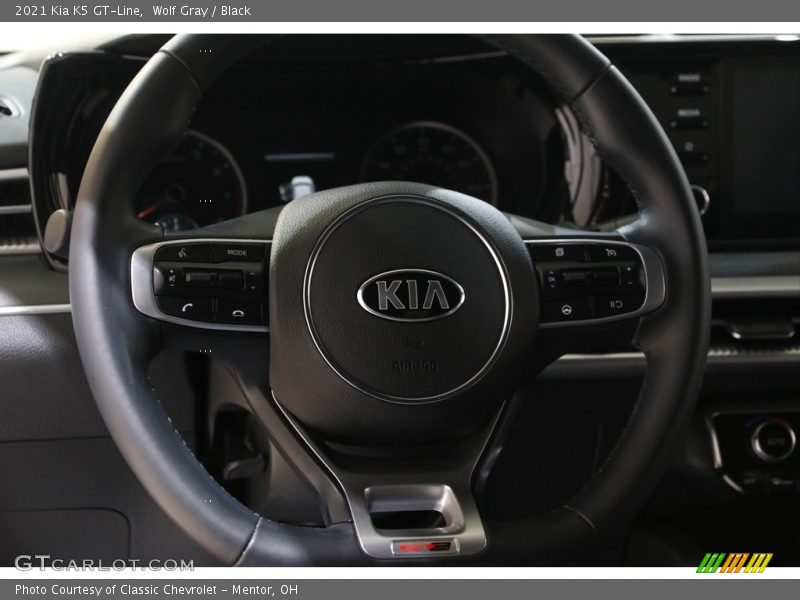 Wolf Gray / Black 2021 Kia K5 GT-Line
