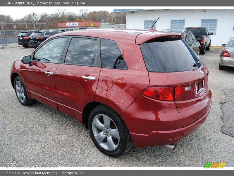 Moroccan Red Pearl / Taupe 2007 Acura RDX