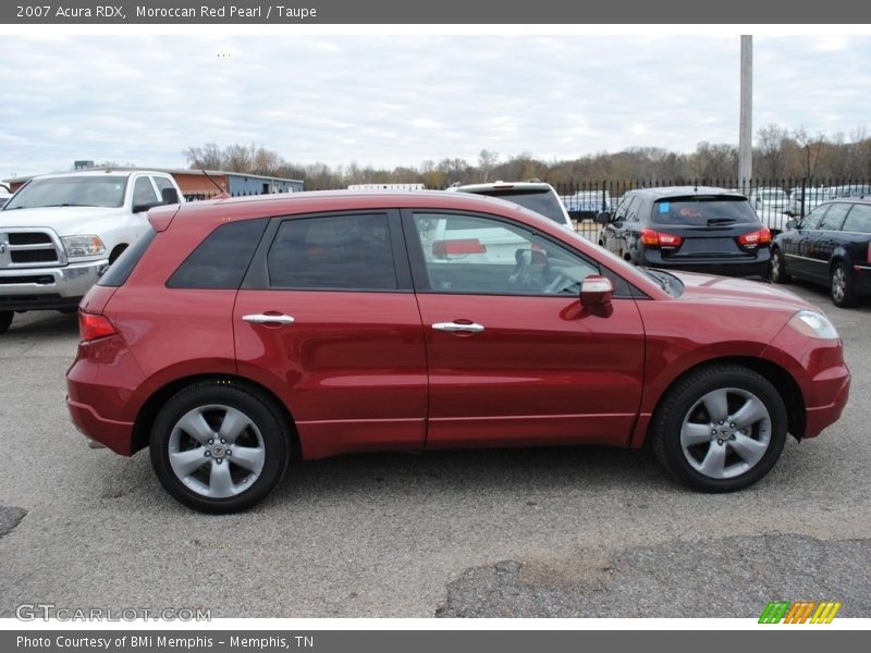 Moroccan Red Pearl / Taupe 2007 Acura RDX