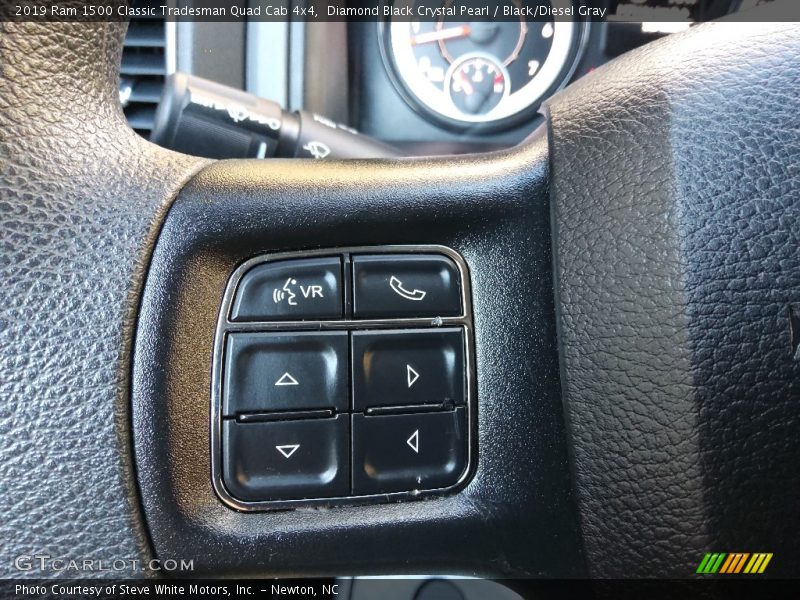 Diamond Black Crystal Pearl / Black/Diesel Gray 2019 Ram 1500 Classic Tradesman Quad Cab 4x4
