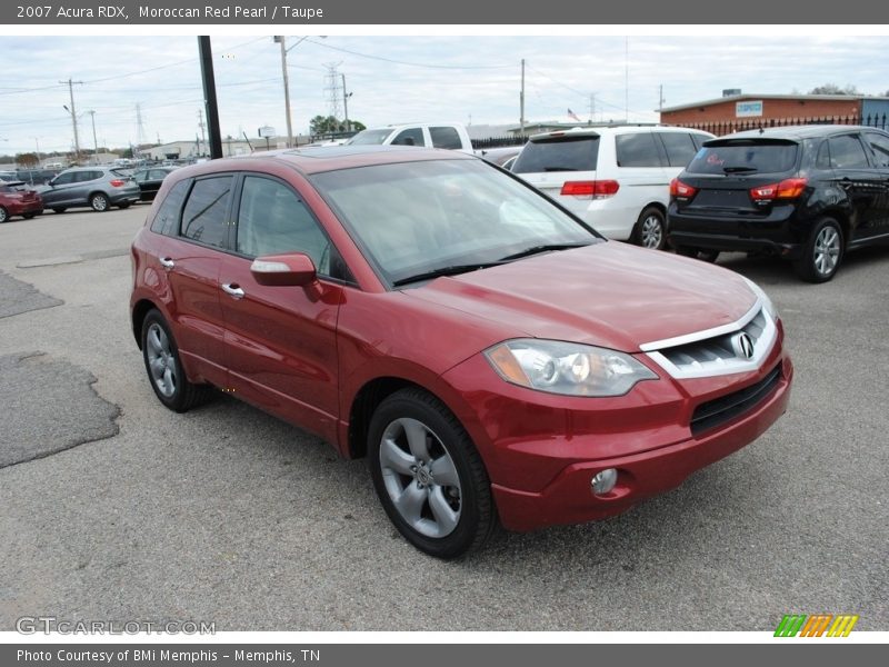 Moroccan Red Pearl / Taupe 2007 Acura RDX