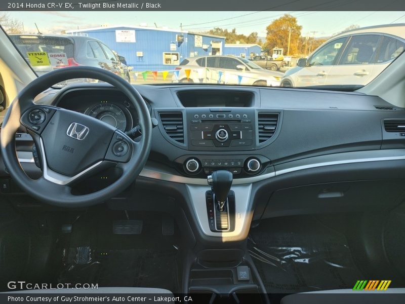 Twilight Blue Metallic / Black 2014 Honda CR-V EX