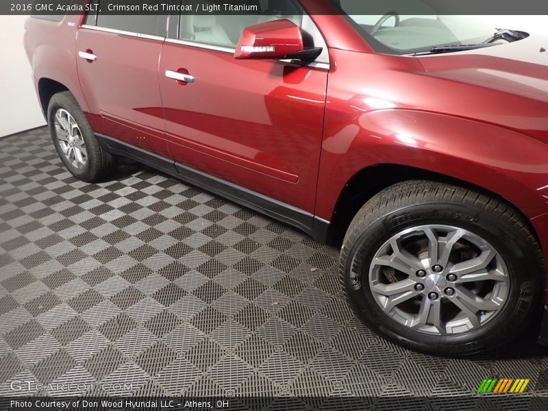 Crimson Red Tintcoat / Light Titanium 2016 GMC Acadia SLT