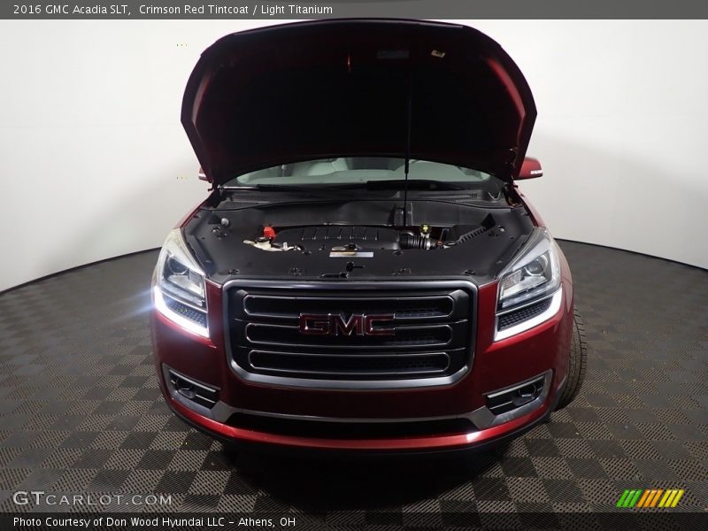 Crimson Red Tintcoat / Light Titanium 2016 GMC Acadia SLT