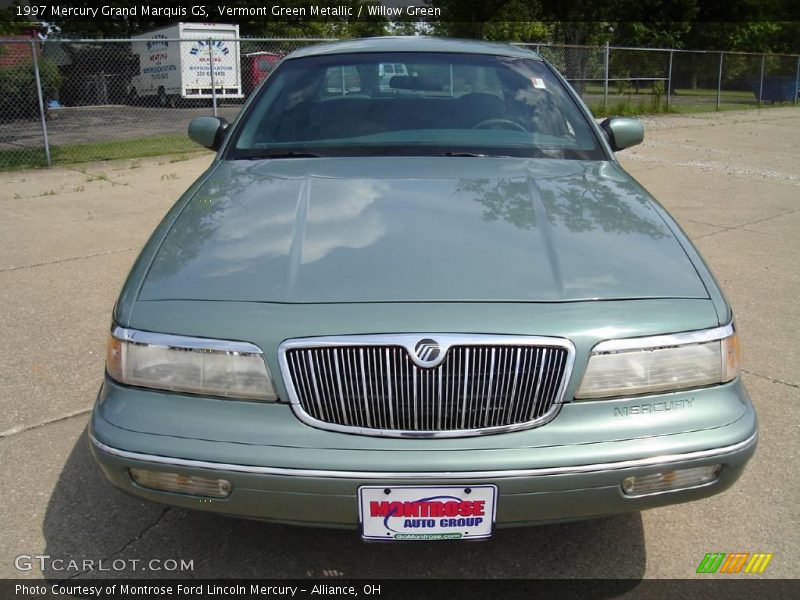 Vermont Green Metallic / Willow Green 1997 Mercury Grand Marquis GS