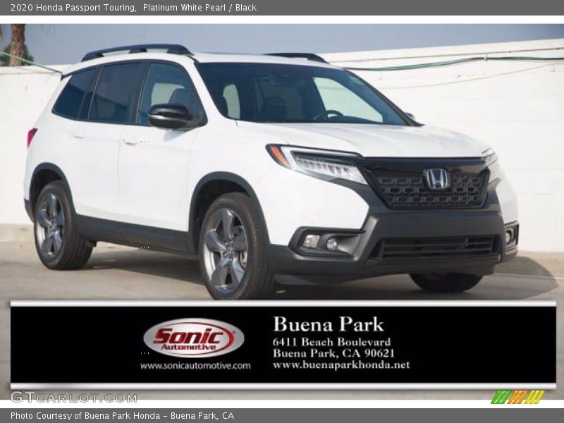 Platinum White Pearl / Black 2020 Honda Passport Touring