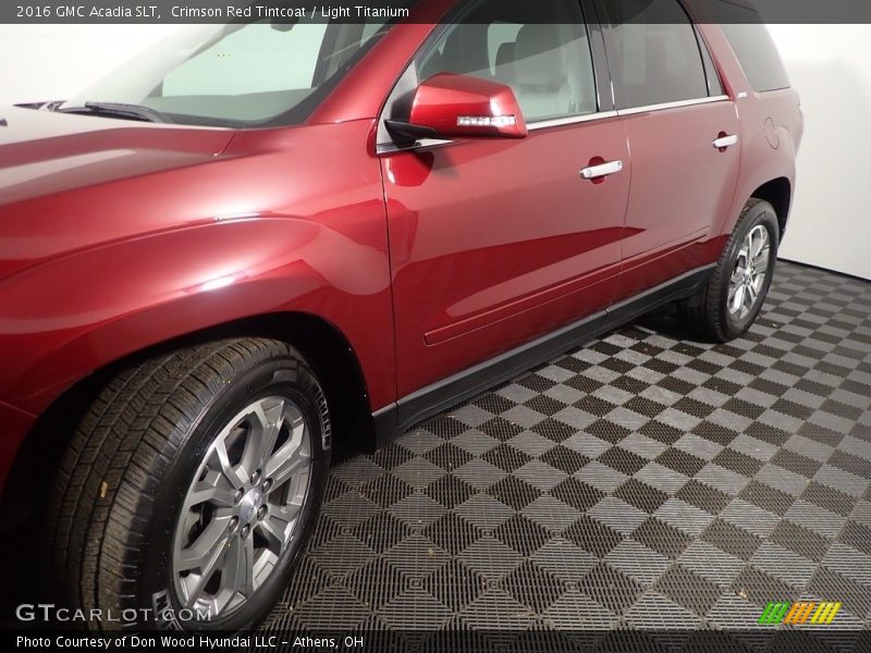 Crimson Red Tintcoat / Light Titanium 2016 GMC Acadia SLT