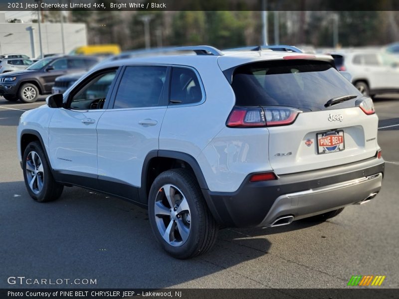Bright White / Black 2021 Jeep Cherokee Limited 4x4
