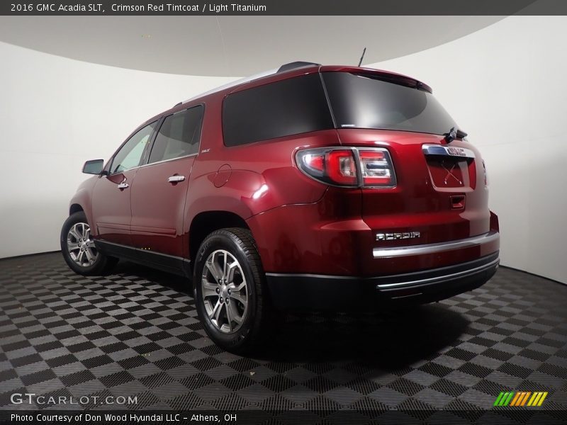 Crimson Red Tintcoat / Light Titanium 2016 GMC Acadia SLT