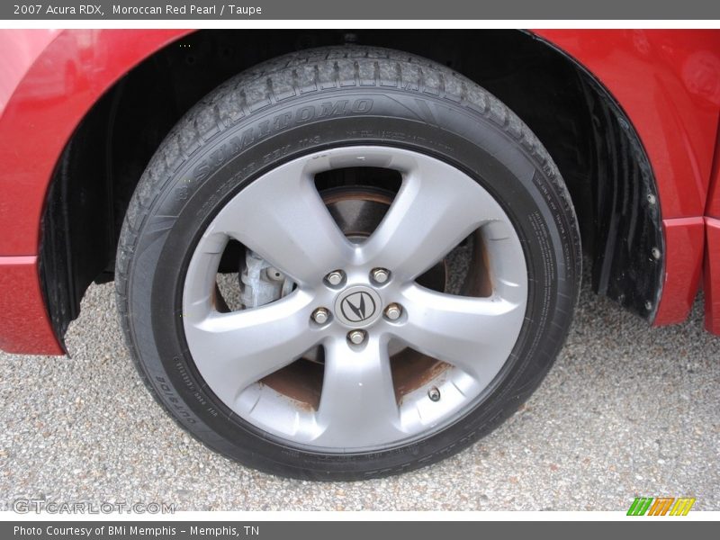Moroccan Red Pearl / Taupe 2007 Acura RDX