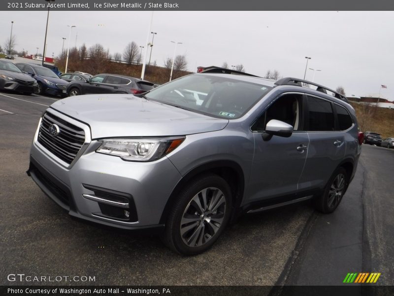 Ice Silver Metallic / Slate Black 2021 Subaru Ascent Limited
