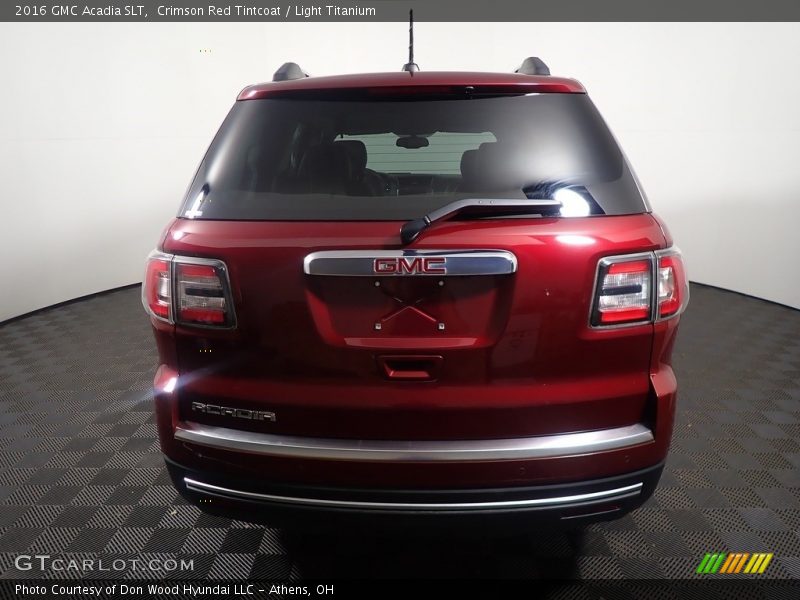 Crimson Red Tintcoat / Light Titanium 2016 GMC Acadia SLT