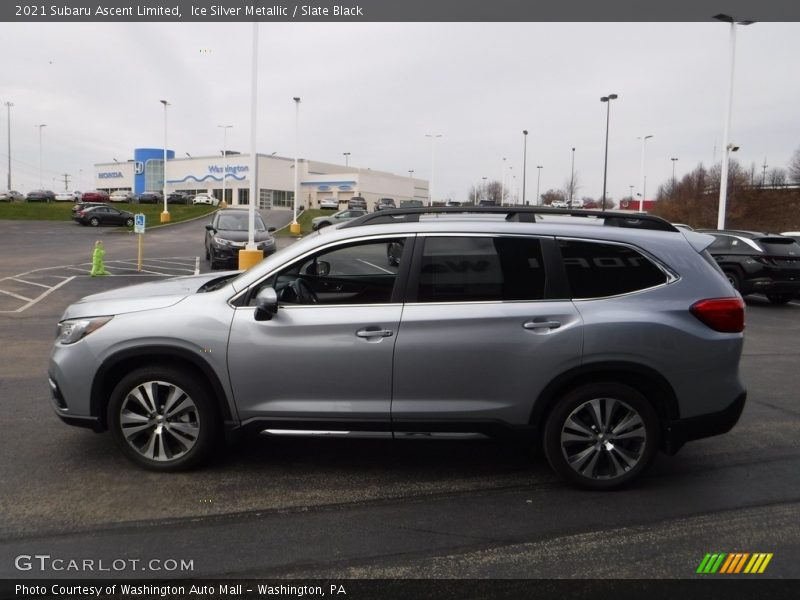 Ice Silver Metallic / Slate Black 2021 Subaru Ascent Limited