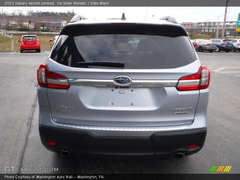 Ice Silver Metallic / Slate Black 2021 Subaru Ascent Limited