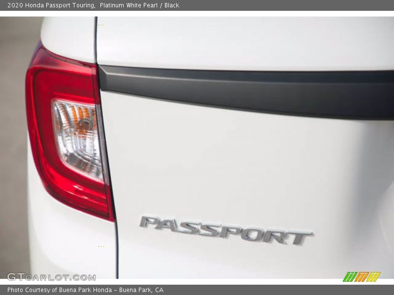Platinum White Pearl / Black 2020 Honda Passport Touring