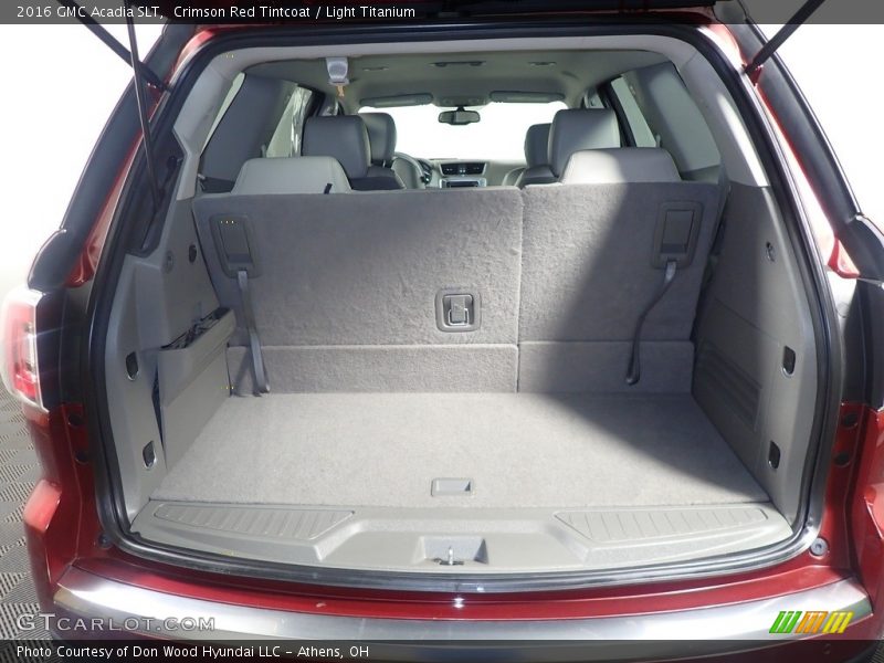 Crimson Red Tintcoat / Light Titanium 2016 GMC Acadia SLT