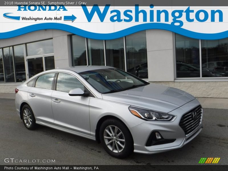 Symphony Silver / Gray 2018 Hyundai Sonata SE