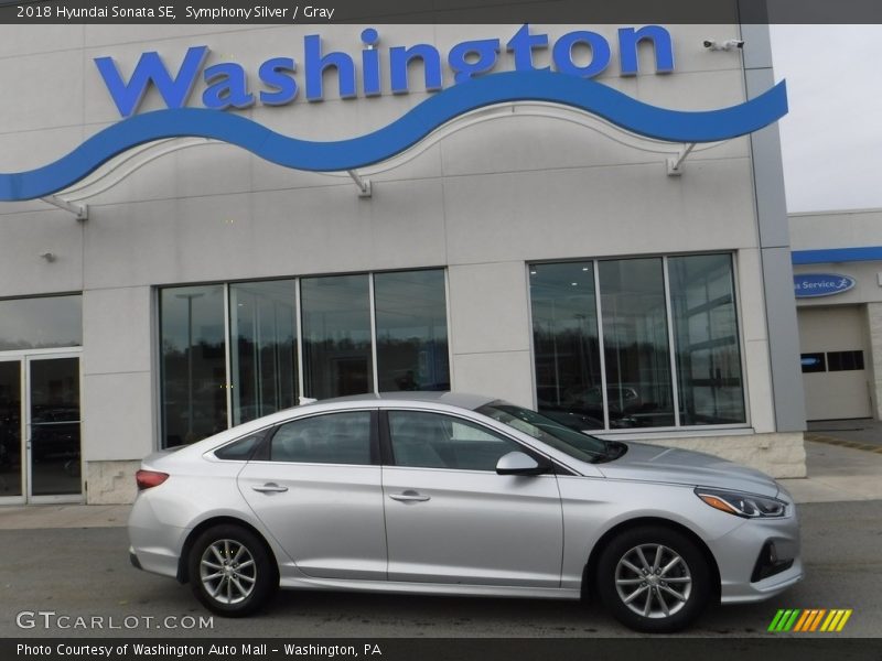 Symphony Silver / Gray 2018 Hyundai Sonata SE