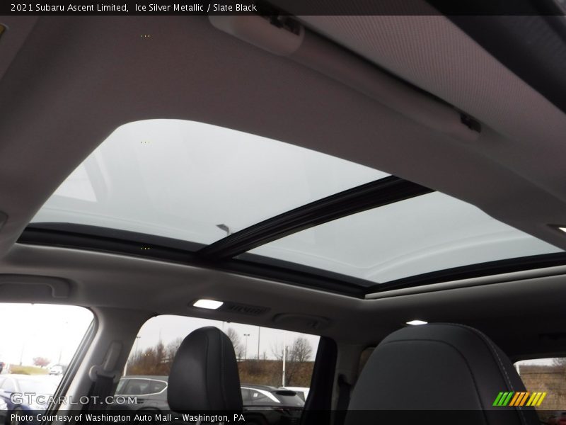 Ice Silver Metallic / Slate Black 2021 Subaru Ascent Limited