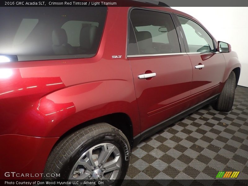 Crimson Red Tintcoat / Light Titanium 2016 GMC Acadia SLT
