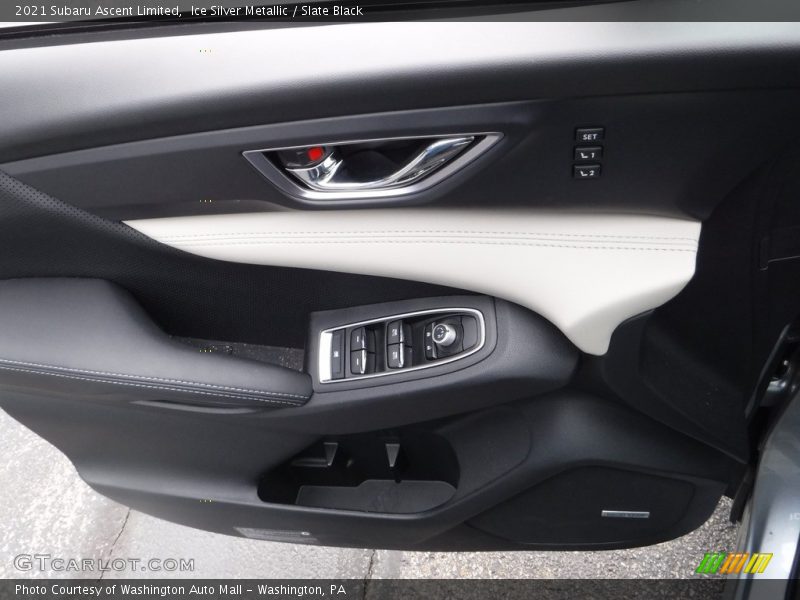 Ice Silver Metallic / Slate Black 2021 Subaru Ascent Limited