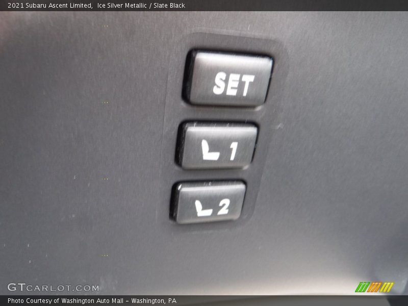Ice Silver Metallic / Slate Black 2021 Subaru Ascent Limited