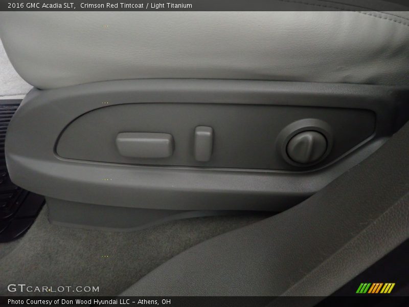 Crimson Red Tintcoat / Light Titanium 2016 GMC Acadia SLT