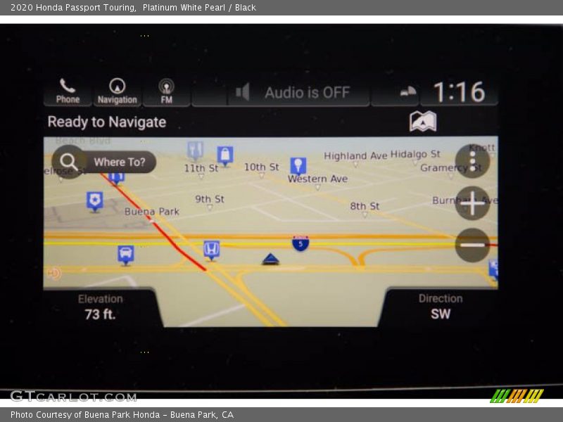 Platinum White Pearl / Black 2020 Honda Passport Touring