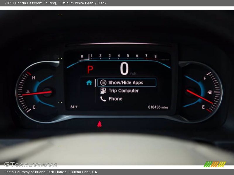 Platinum White Pearl / Black 2020 Honda Passport Touring