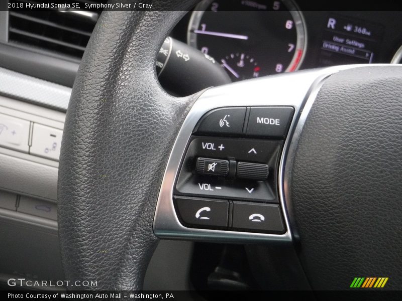 Symphony Silver / Gray 2018 Hyundai Sonata SE
