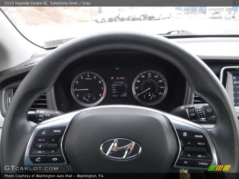 Symphony Silver / Gray 2018 Hyundai Sonata SE