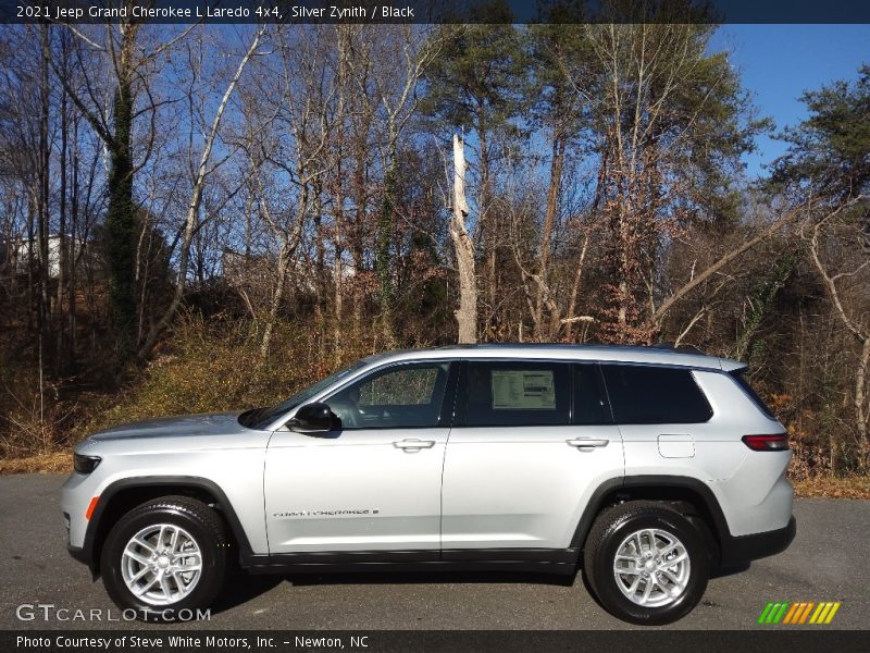 Silver Zynith / Black 2021 Jeep Grand Cherokee L Laredo 4x4