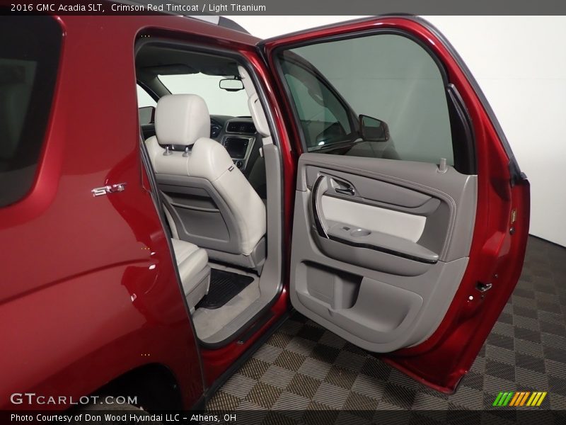 Crimson Red Tintcoat / Light Titanium 2016 GMC Acadia SLT