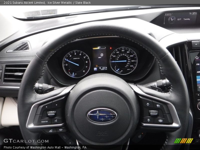 Ice Silver Metallic / Slate Black 2021 Subaru Ascent Limited