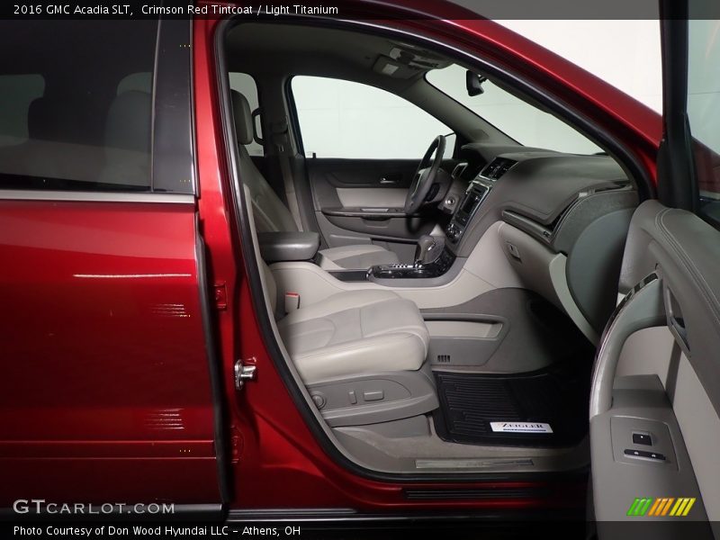 Crimson Red Tintcoat / Light Titanium 2016 GMC Acadia SLT
