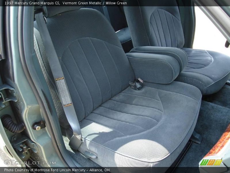 Vermont Green Metallic / Willow Green 1997 Mercury Grand Marquis GS