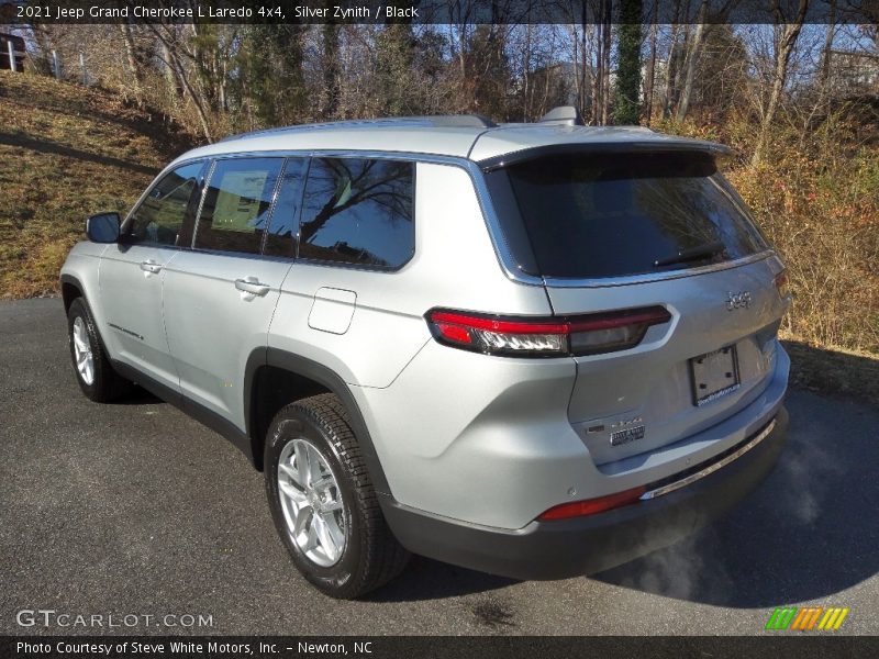 Silver Zynith / Black 2021 Jeep Grand Cherokee L Laredo 4x4