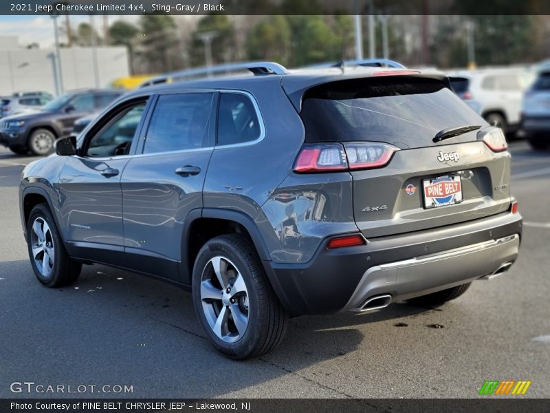 Sting-Gray / Black 2021 Jeep Cherokee Limited 4x4