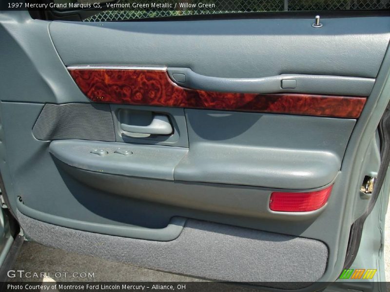 Vermont Green Metallic / Willow Green 1997 Mercury Grand Marquis GS