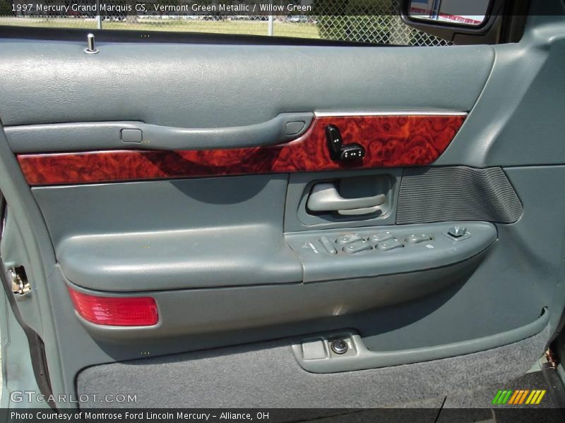 Vermont Green Metallic / Willow Green 1997 Mercury Grand Marquis GS