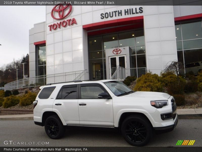 Blizzard White Pearl / Black 2019 Toyota 4Runner Nightshade Edition 4x4