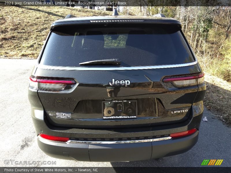 Rocky Mountain Pearl / Black 2021 Jeep Grand Cherokee L Limited 4x4