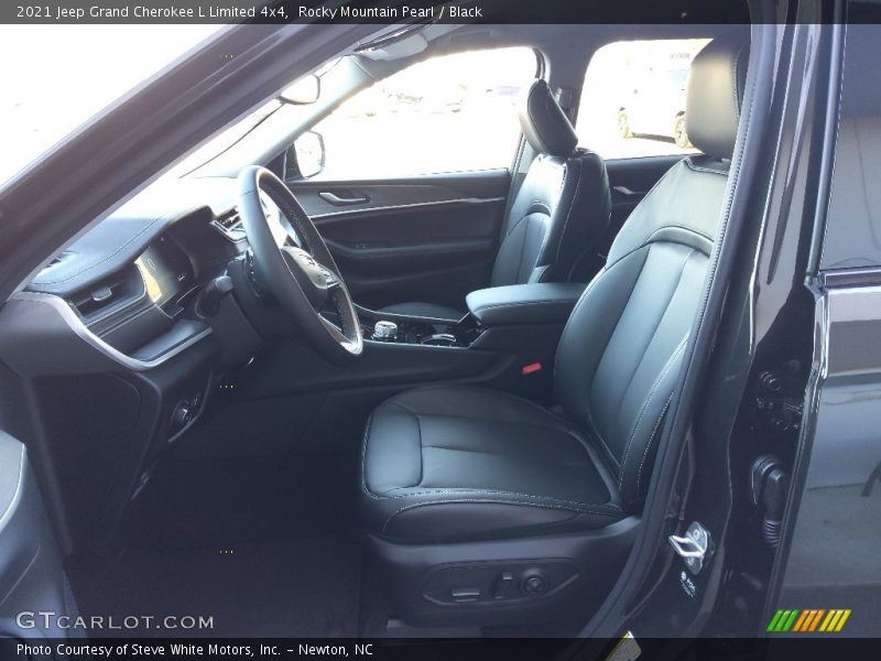 Rocky Mountain Pearl / Black 2021 Jeep Grand Cherokee L Limited 4x4