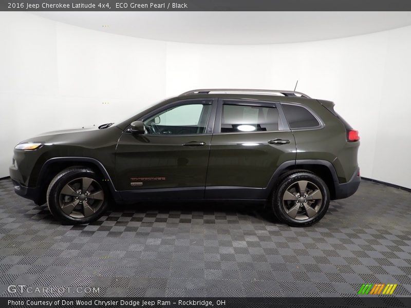 ECO Green Pearl / Black 2016 Jeep Cherokee Latitude 4x4