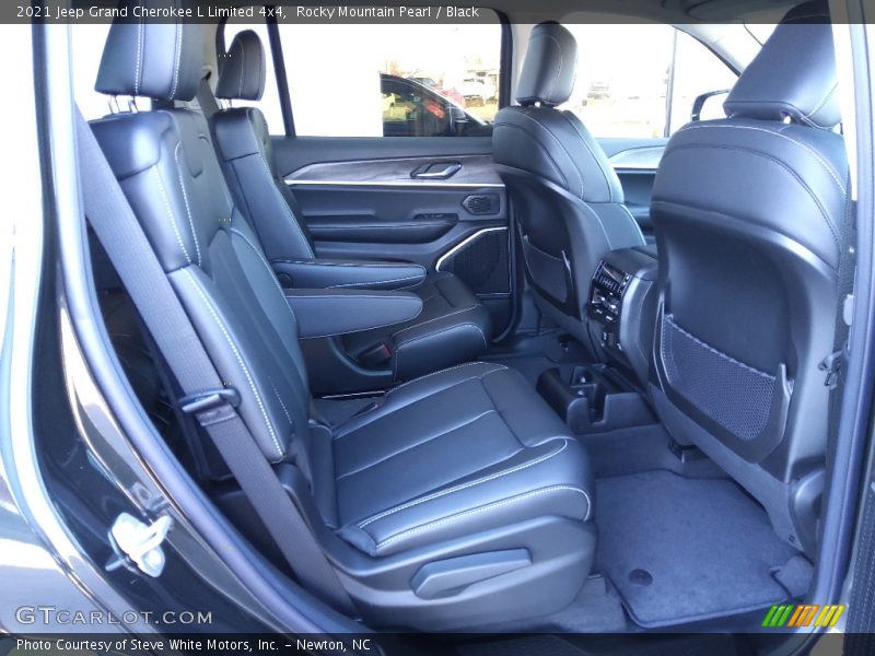 Rocky Mountain Pearl / Black 2021 Jeep Grand Cherokee L Limited 4x4