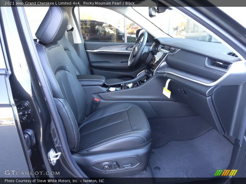 Rocky Mountain Pearl / Black 2021 Jeep Grand Cherokee L Limited 4x4