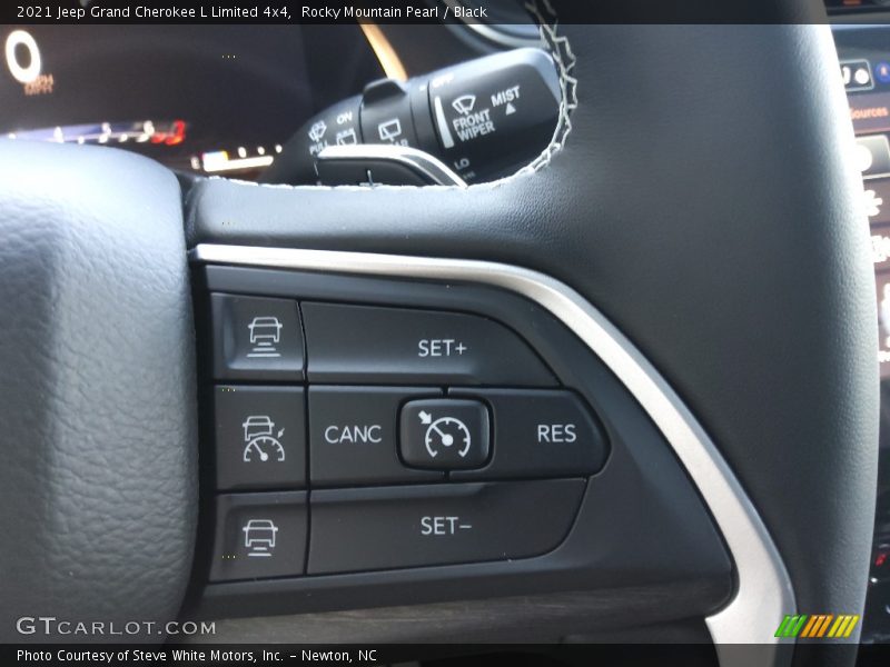 Rocky Mountain Pearl / Black 2021 Jeep Grand Cherokee L Limited 4x4
