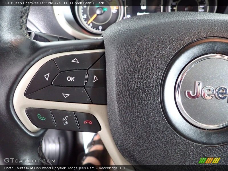 ECO Green Pearl / Black 2016 Jeep Cherokee Latitude 4x4