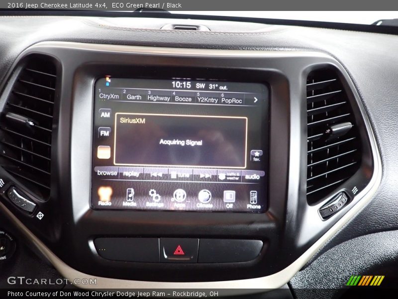 ECO Green Pearl / Black 2016 Jeep Cherokee Latitude 4x4