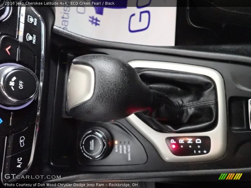 ECO Green Pearl / Black 2016 Jeep Cherokee Latitude 4x4